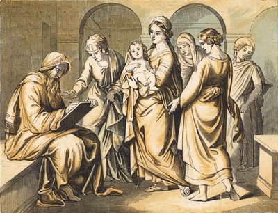 Zaccaria che nomina Giovanni Battista da English School