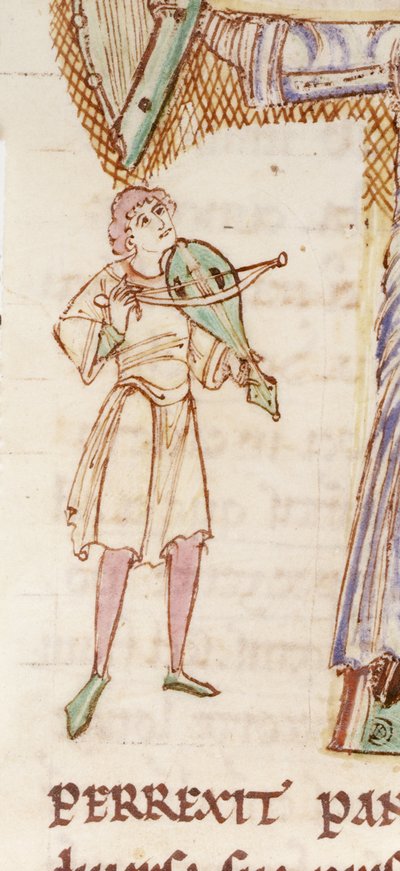 f.218v Dettaglio di una iniziale abitata 