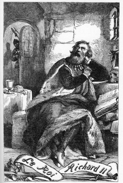Riccardo III - Illustrazione in "Opere complete di William Shakespeare" 1866 da English School
