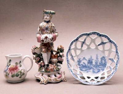 Collezione di porcellane Bow da English School English School