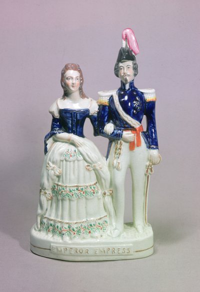 Figura di Staffordshire di Napoleone III e l