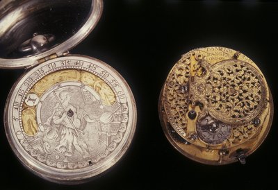 Due orologi da tasca, c.1660 e c.1705 da English School English School