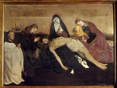 La pietà di Villeneuve les Avignon da Enguerrand Quarton