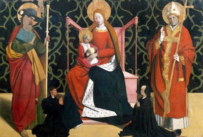Vergine con Bambino tra San Giacomo e un vescovo da Enguerrand Quarton