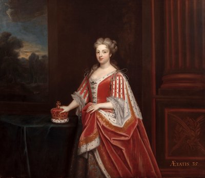 Ritratto della regina Carolina Guglielmina di Brandeburgo-Ansbach come principessa del Galles, 1720s da Enoch Seeman
