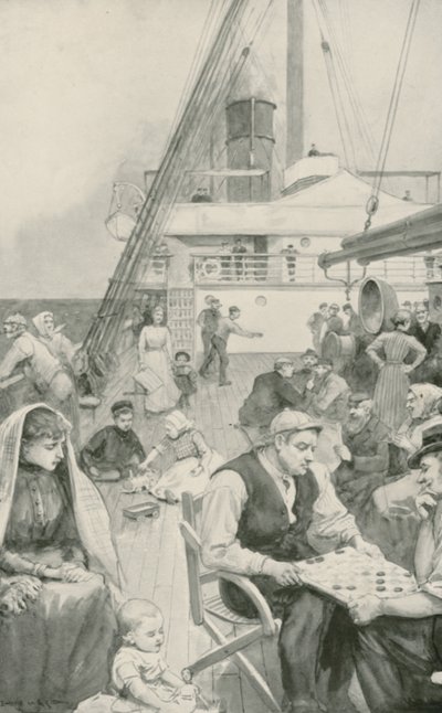 Divertimenti a bordo di una nave di emigranti da Enoch Ward