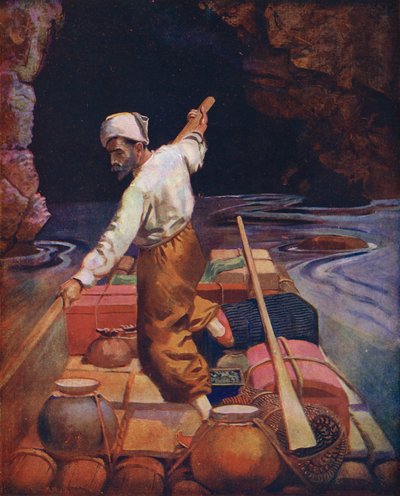 Sindbad sulla sua Zattera da Enoch Ward