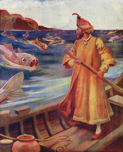 Sindbad vede i grandi pesci da Enoch Ward