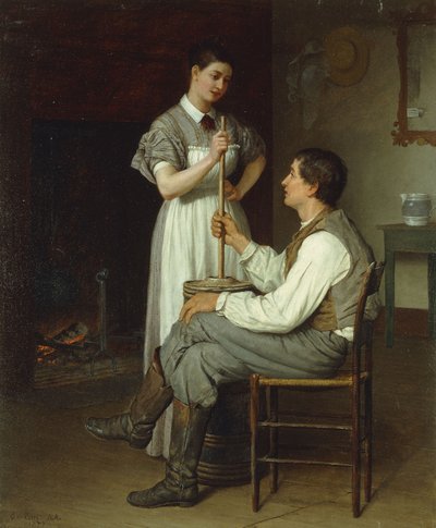 La mano che aiuta, 1877 da Enoch Wood Perry