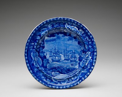 Piatto, c. 1818-1846 da Enoch Wood and Sons