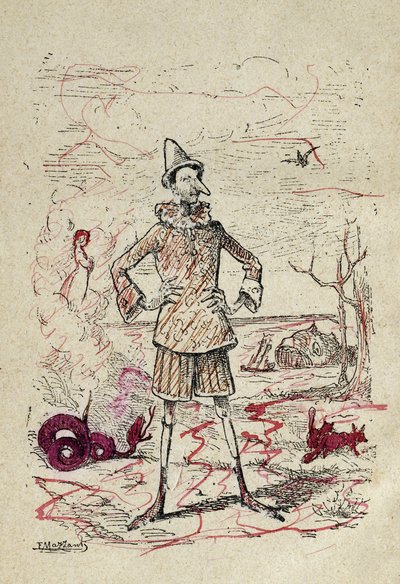 Pinocchio, 1883 da Enrico Mazzanti