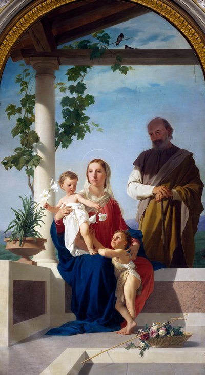 Sacra Famiglia, Santuario della Madonna della Stella, Montefalco, Umbria, Italia da Enrico Pollastrini
