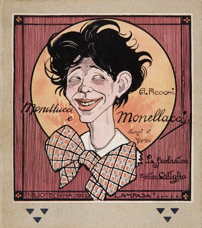 Copertina di Monellucci e Monellacci di A. Piccioni da Enrico de aka Yambo Conti Novelli