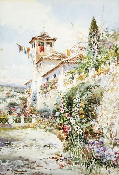 Una casa e giardino andalusi in estate da Enrique Marin Higuero