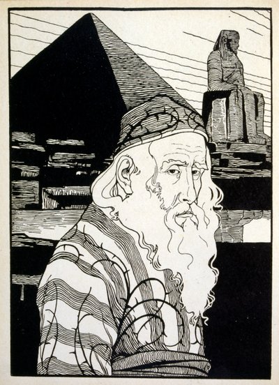 Pasqua, dal libro Giuda illustrato da Ephraim Moses Lilien (1874-1925). Lilien è considerato il padre dell