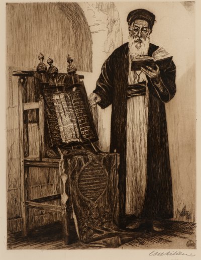 Sommo sacerdote samaritano da Ephraim Moses Lilien