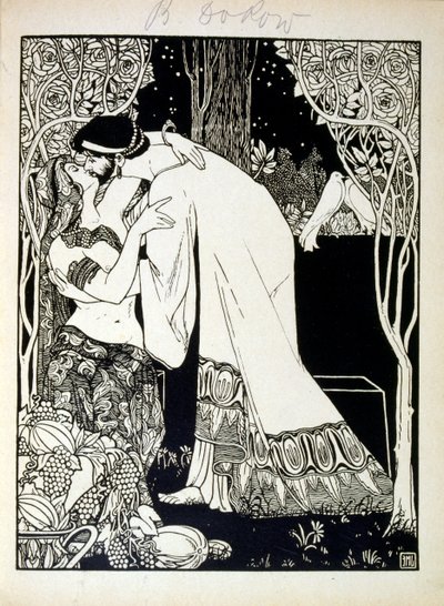 Salomone e Saba, dal libro Giuda illustrato da Ephraim Moses Lilien (1874-1925). Lilien è considerato il padre dell