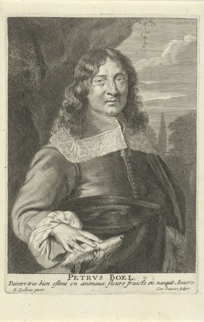 Peeter Boel, inciso da Conrad Lauwers, c.1649-62 da Erasmus (after) Quellinus