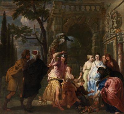 Achille e le figlie di Archimede da Erasmus Quellinus