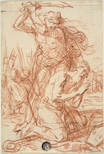 Martirio del vescovo Saint da Ercole Procaccini the younger