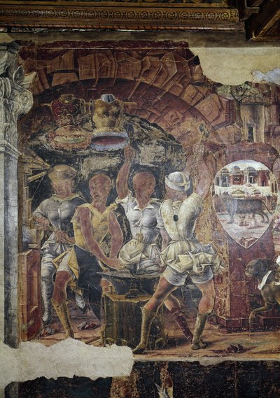 Allegoria di settembre, (dettaglio) da Ercole de Roberti