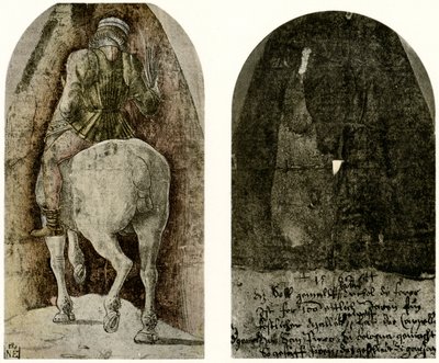 Figura equestre per la cappella Garganelli a Bologna da Ercole de Roberti