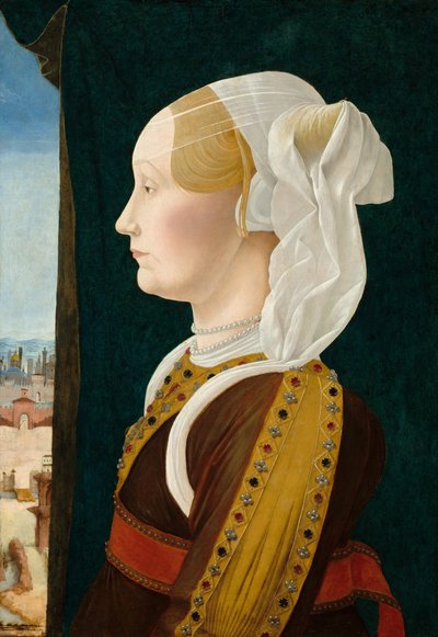 Ginevra Bentivoglio, c. 1474-1477 da Ercole de