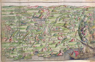 Mappa della città di Gerusalemme, da 