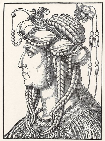 Ritratto della Sultana Roxelane da Erhard Schon