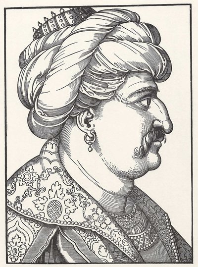 Ritratto del sultano Solimano I il Magnifico da Erhard Schon