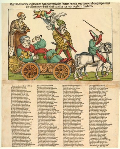 Aigentliche neue zeitung von dem narren fresser da Erhard Schon