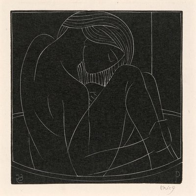Ragazza nella vasca da Eric Gill
