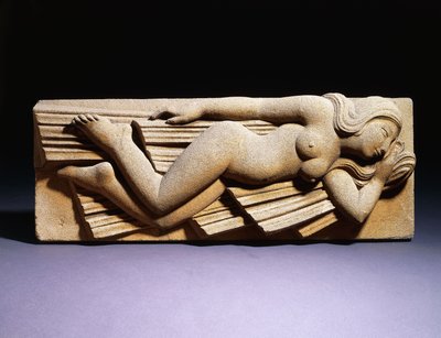 Modello per scultura: Il vento del sud da Eric Gill