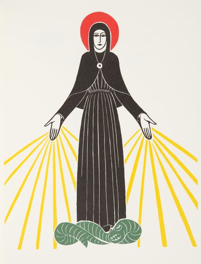 Nostra Signora di Lourdes da Eric Gill