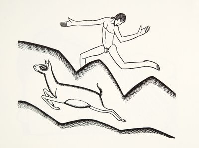 Saltando sulle montagne da Eric Gill