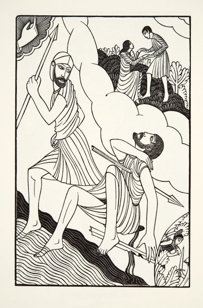 La Morte di Troilo da Eric Gill