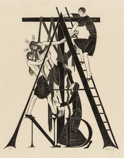 La deposizione da Eric Gill