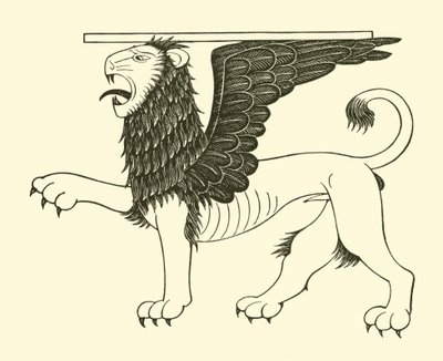Il leone di San Marco da Eric Gill