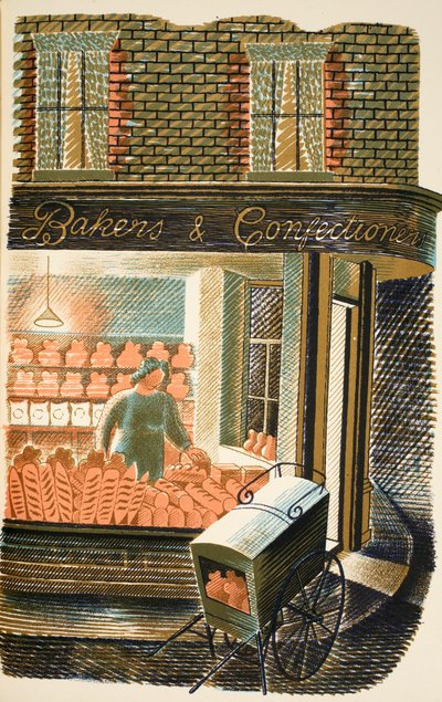 Fornaio e pasticcere, illustrazione da 