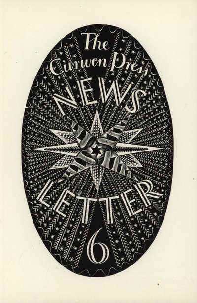 Design per The Curwen Press News-Letter, numero 6, 1934 da Eric Ravilious