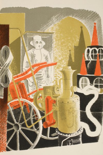 Ingegnere del fuoco, illustrazione da 