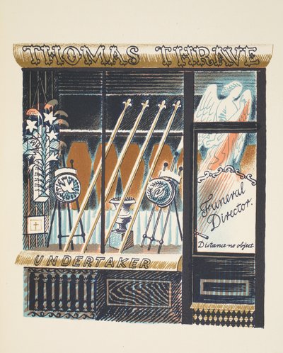 Direttore di pompe funebri, illustrazione da 