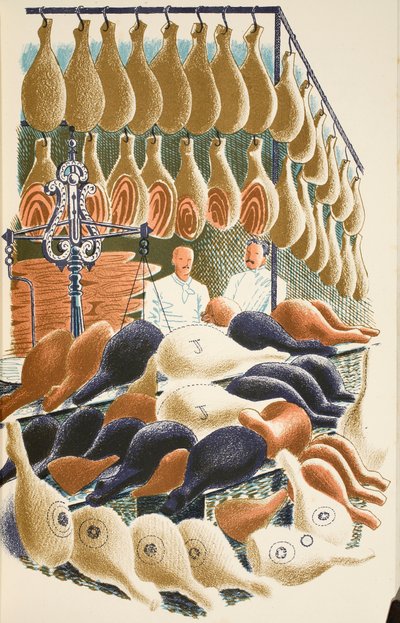 Prosciutti, illustrazione da 