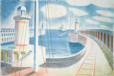 Porto di Newhaven da Eric Ravilious