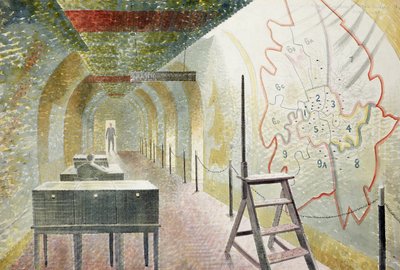 Corridoio della mappa n. 1 da Eric Ravilious