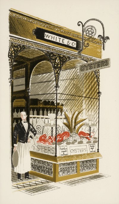 Bar delle ostriche, c.1938 da Eric Ravilious
