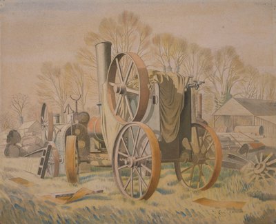 Il trattore, 1933 da Eric Ravilious
