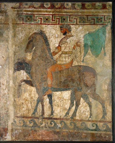 Un cavaliere in processione da Erich Lessing