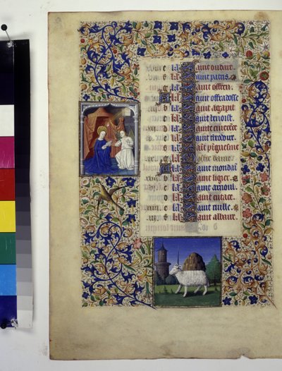 Pagina intera: pagina del calendario di marzo da Erich Lessing