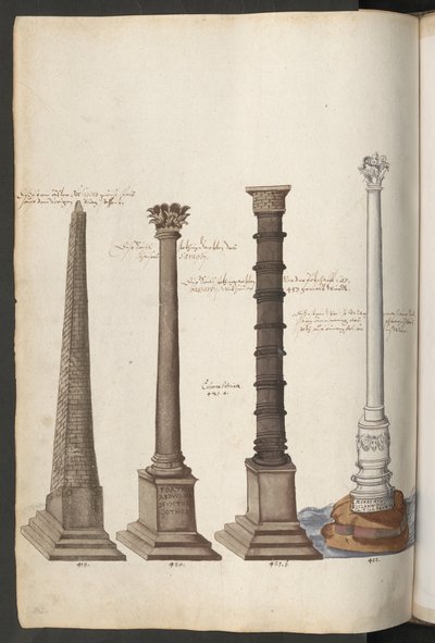 Obelisco e colonne da Erich Lessing